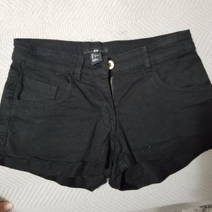 Black shorts